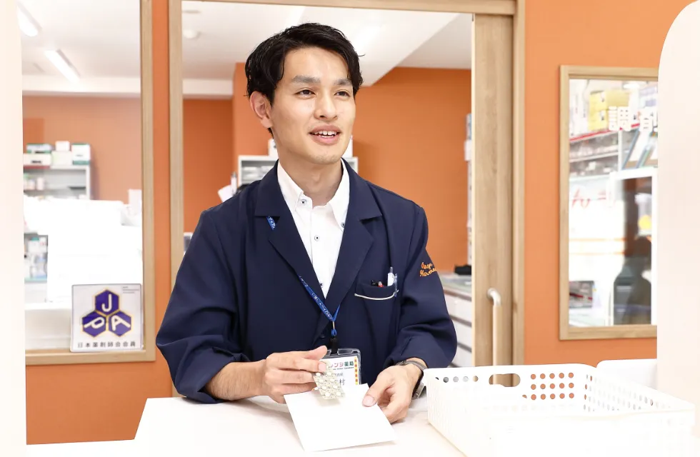 インタビューの写真