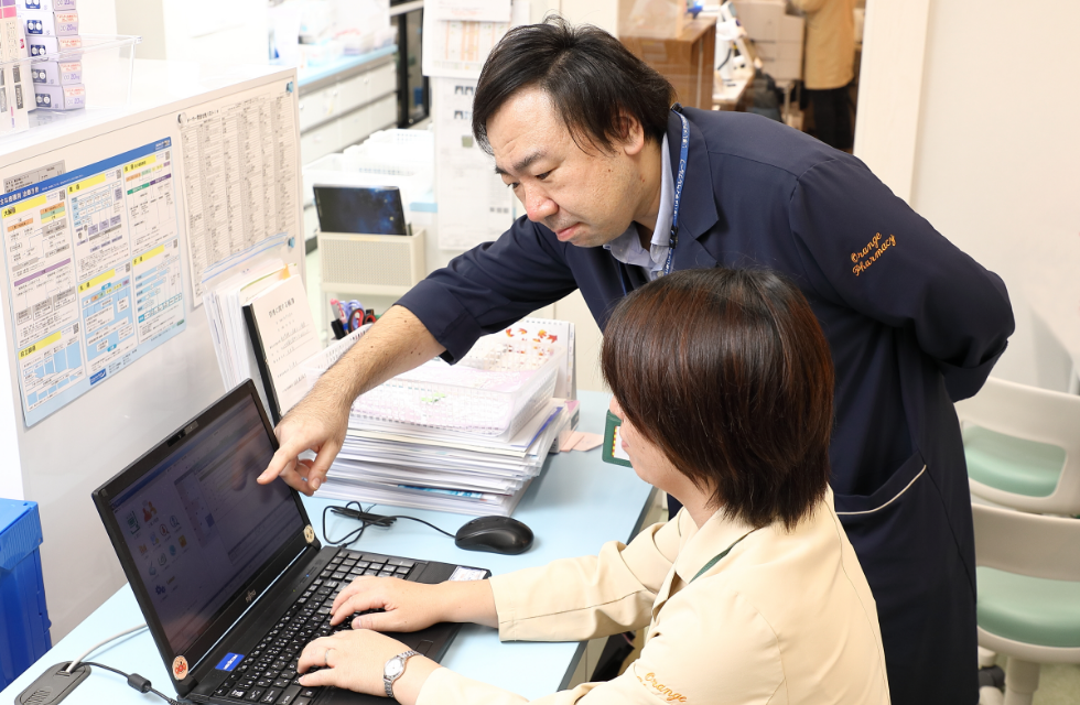 インタビューの写真