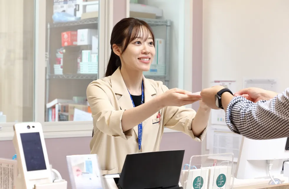 インタビューの写真